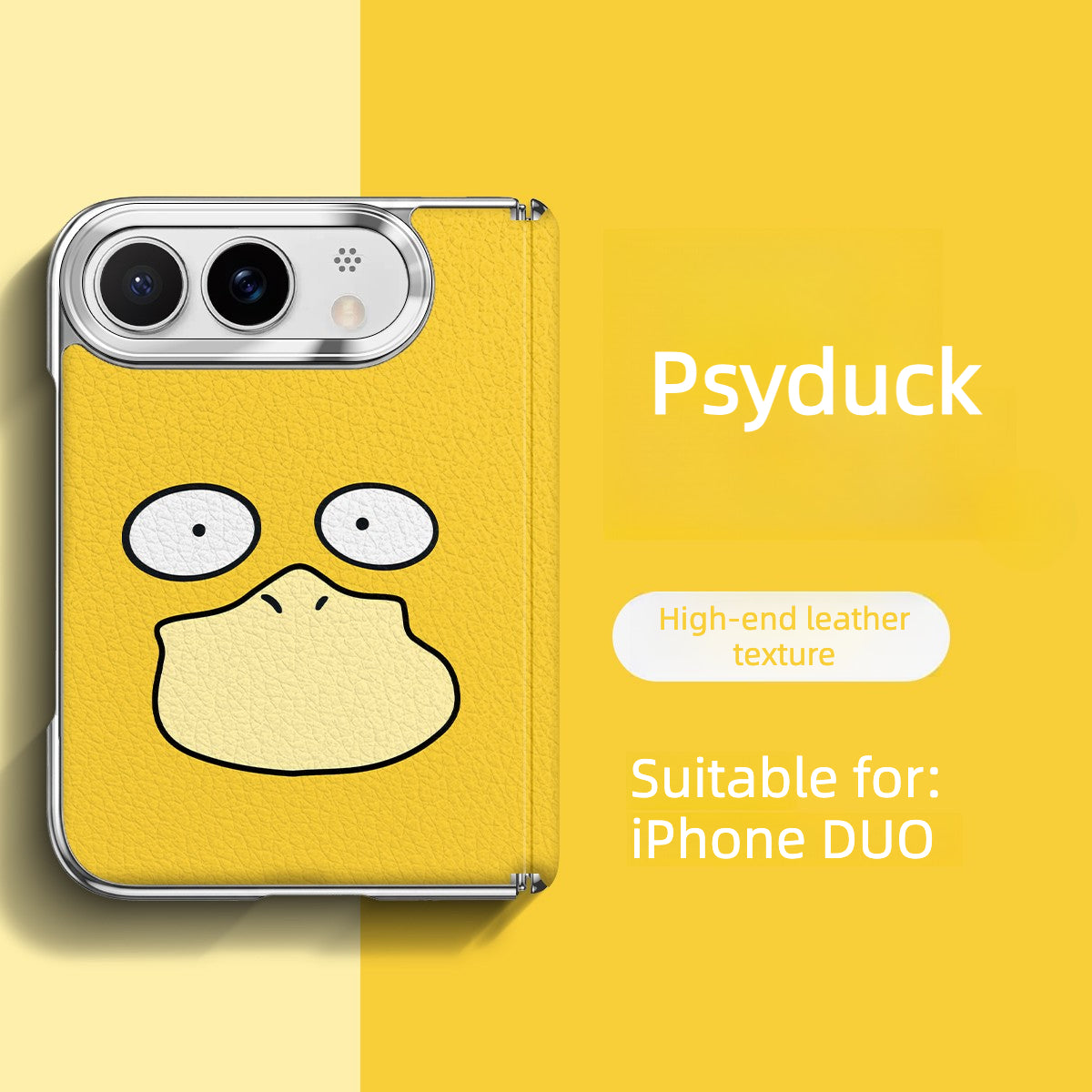Pokemon iPhone Duo Leather Magsafe Phone Case with Kickstand