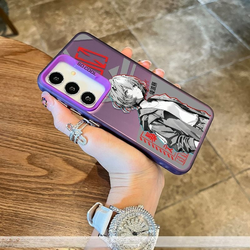 Evangelion Rei Ayanami Anime Matte Phone Case for Samsung Galaxy