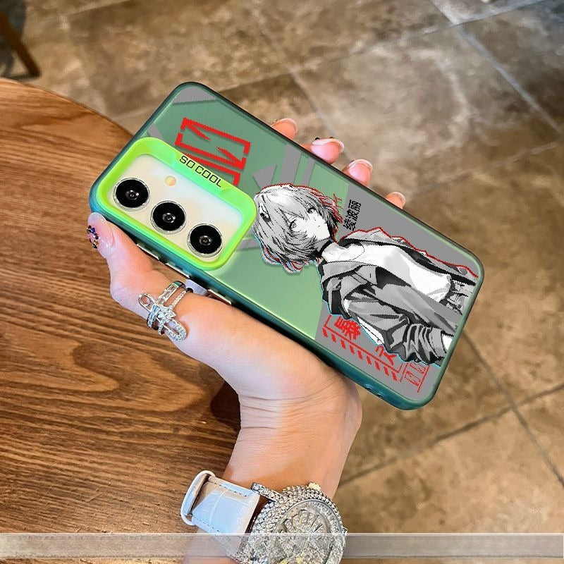 Evangelion Rei Ayanami Anime Matte Phone Case for Samsung Galaxy