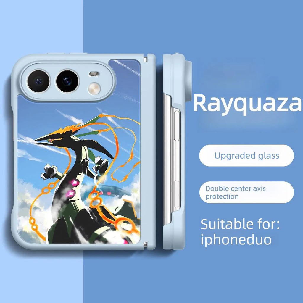 Pokemon Rayquaza iPhone Duo Glass Magsafe Phone Case