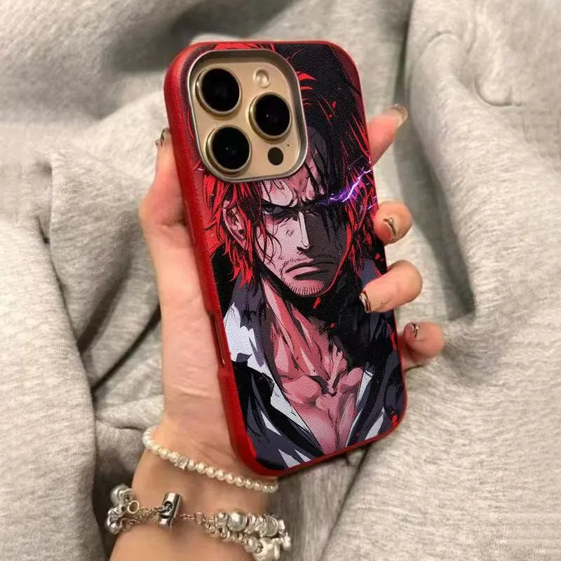 ONE PIECE Red-Haired Shanks Phone Case Metal Cover