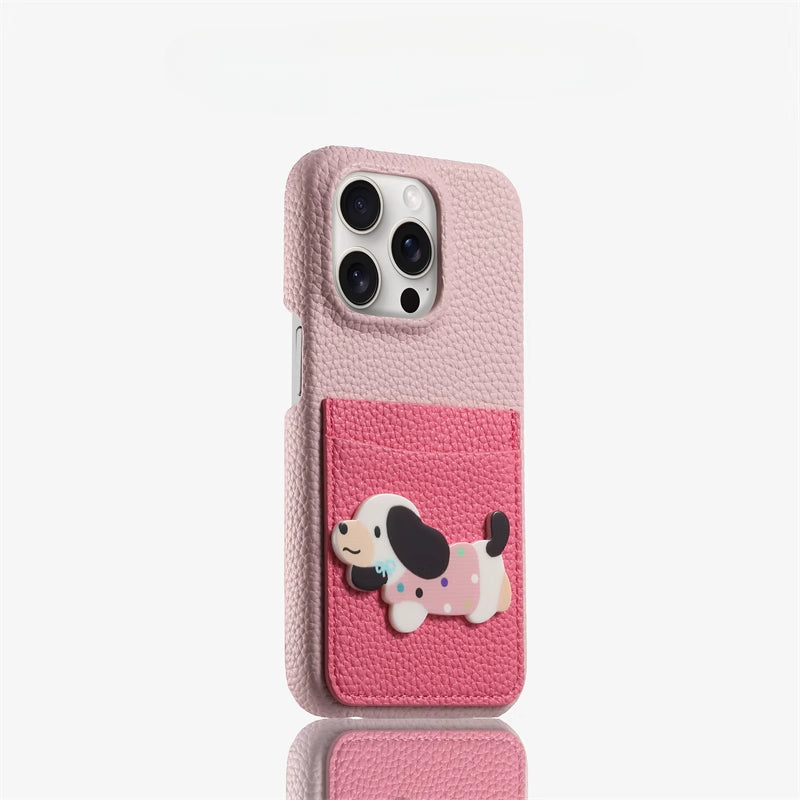 Rose Reddog Card Apple iPhone Case