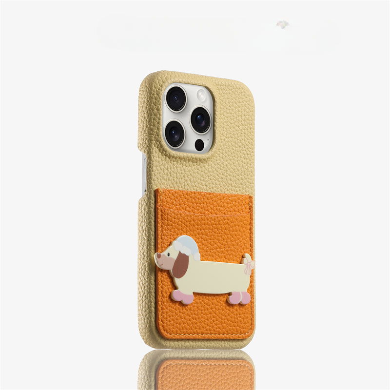 Rose Reddog Card Apple iPhone Case