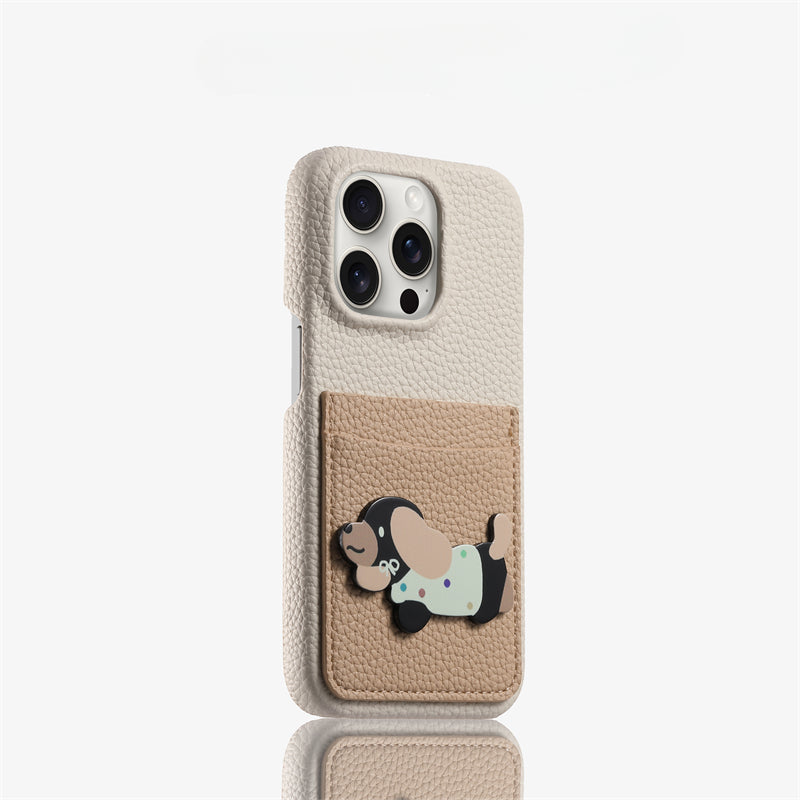 Rose Reddog Card Apple iPhone Case