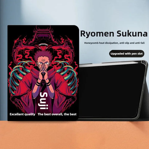 Jujutsu Kaisen Anime Apple iPad Soft Protective Case Cover with Pen Slot
