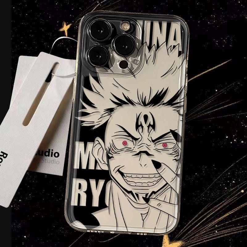 Ryomen Sukuna Clear Phone Case iPhone - HelloAnimeCases