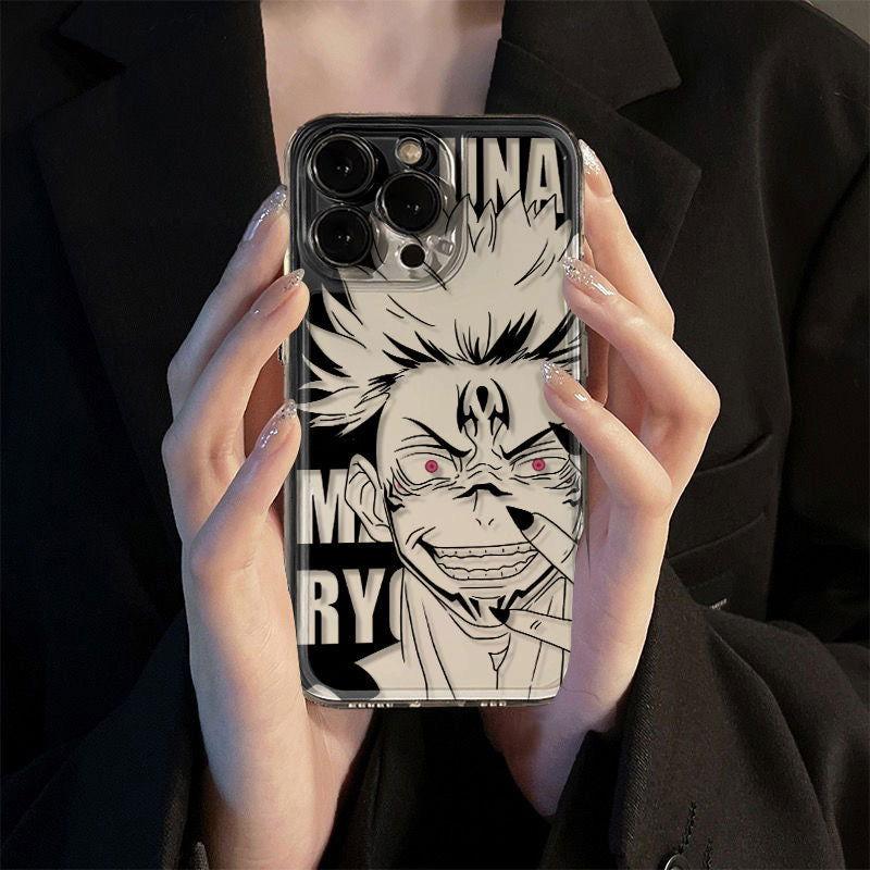 Ryomen Sukuna Clear Phone Case iPhone - HelloAnimeCases
