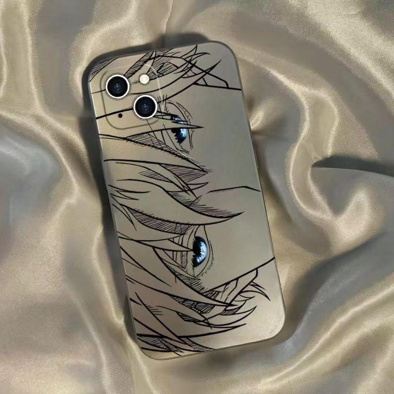 Ryomen Sukuna Gojo Satoru Electroplating Color Anime Phone Case iPhone Series - HelloAnimeCases