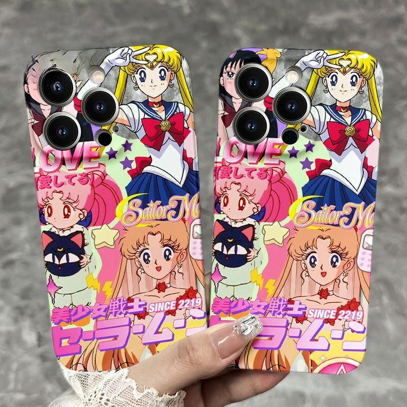 Sailor Moon All-inclusive Film Phone Case Anti-drop For iPhone - HelloAnimeCases