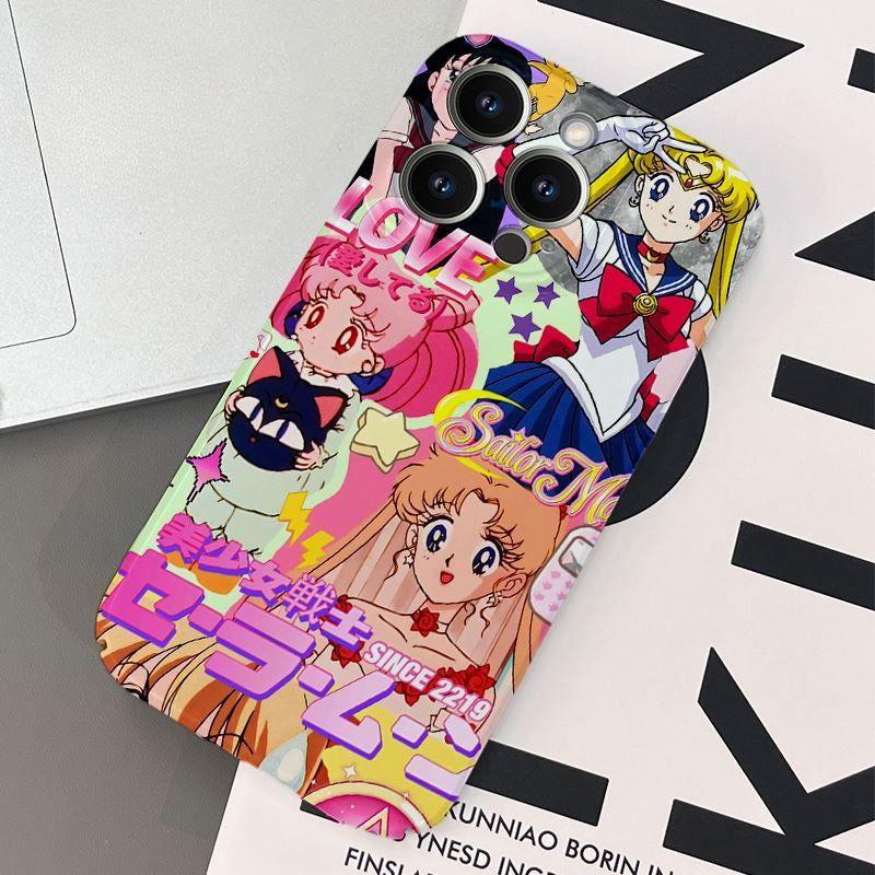 Sailor Moon All-inclusive Film Phone Case Anti-drop For iPhone - HelloAnimeCases