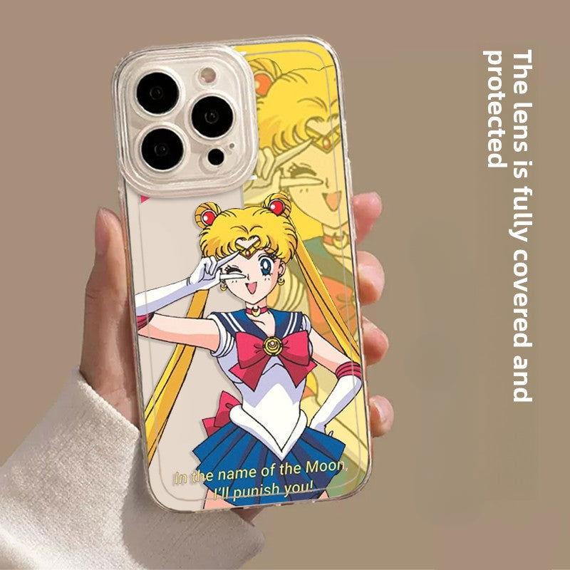 Sailor Moon Clear Anime Phone Case iPhone for Besties - HelloAnimeCases