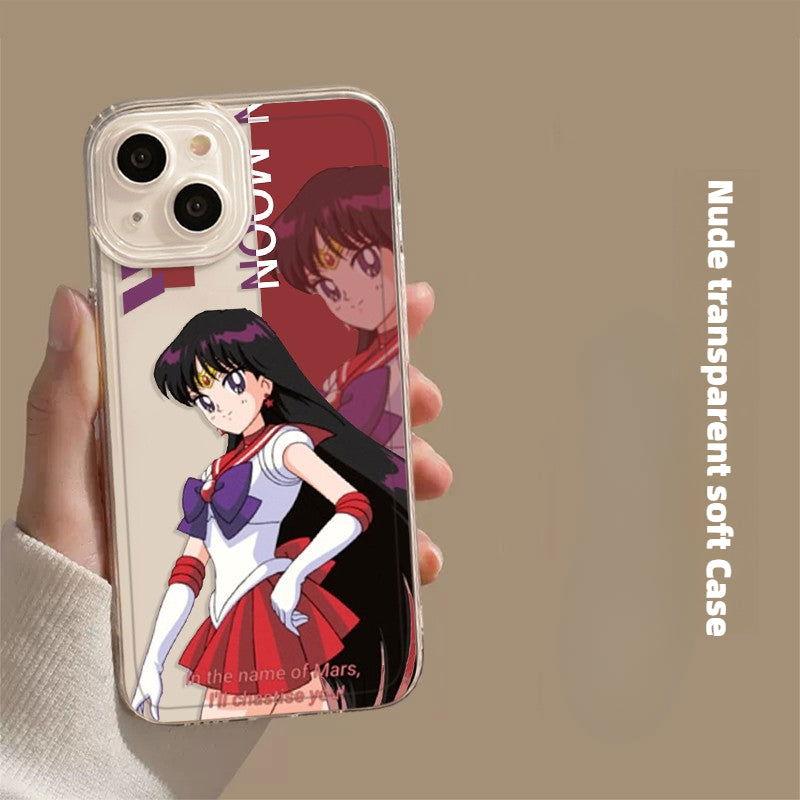 Sailor Moon Clear Anime Phone Case iPhone for Besties - HelloAnimeCases
