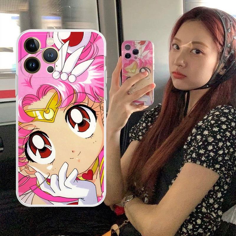 Sailor Moon Sailor Mars Soft Case for IPhone 16 Series Evil Spirit Retreat - HelloAnimeCases