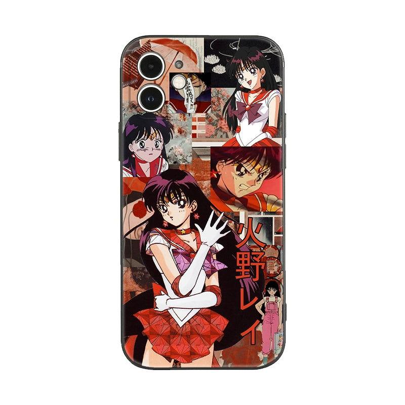 Sailor Moon Sailor Mars Soft Case for IPhone 16 Series Evil Spirit Retreat - HelloAnimeCases