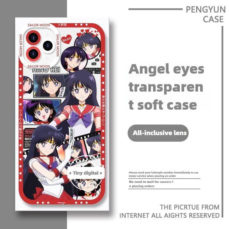 Sailor Moon Tsukino Usagi Sailor Mars phone case for Apple - HelloAnimeCases