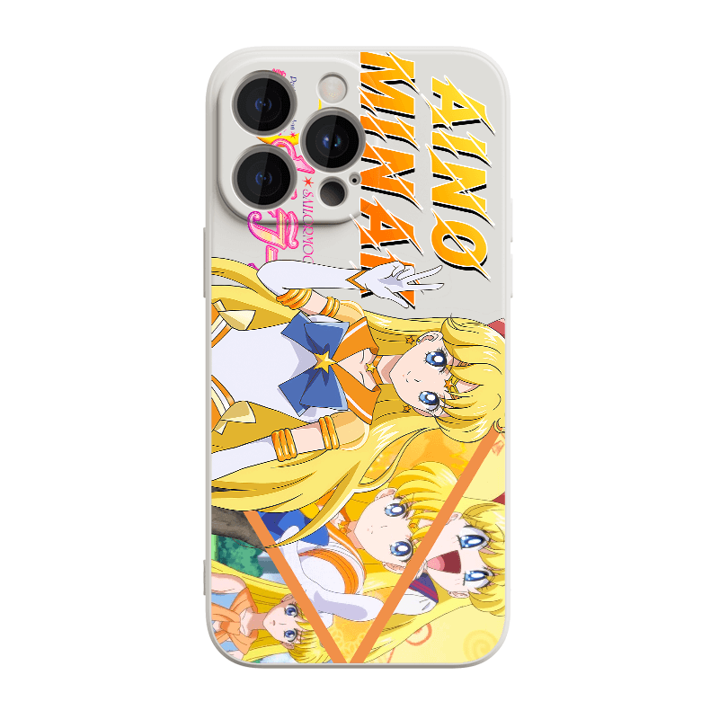 Sailor Moon silicone anime phone case for Apple iPhone 16 Series - HelloAnimeCases