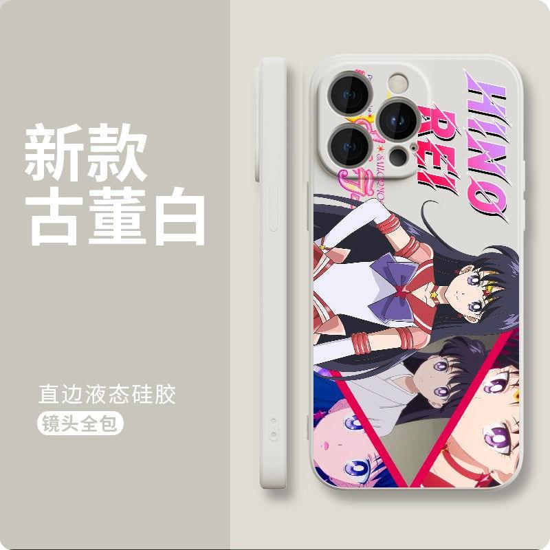 Sailor Moon silicone anime phone case for Apple iPhone 16 Series - HelloAnimeCases