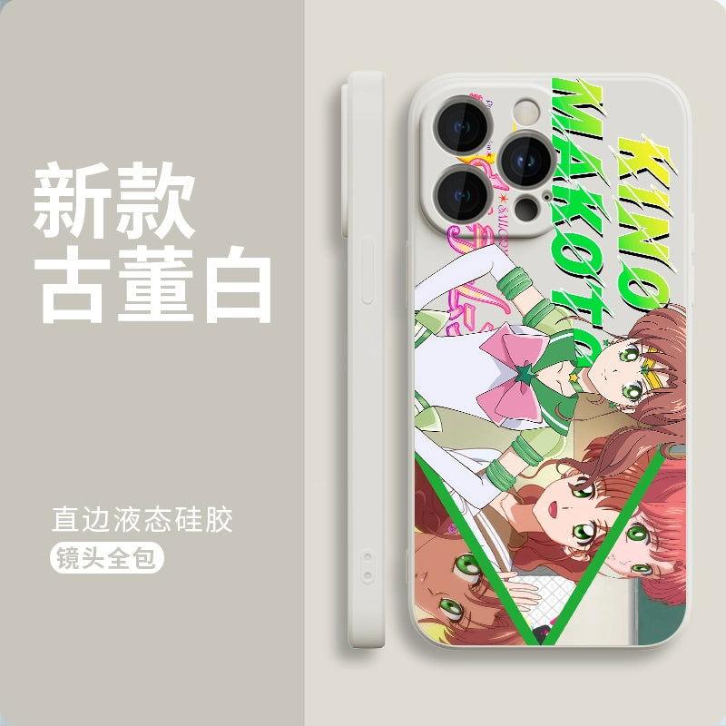 Sailor Moon silicone anime phone case for Apple iPhone 16 Series - HelloAnimeCases