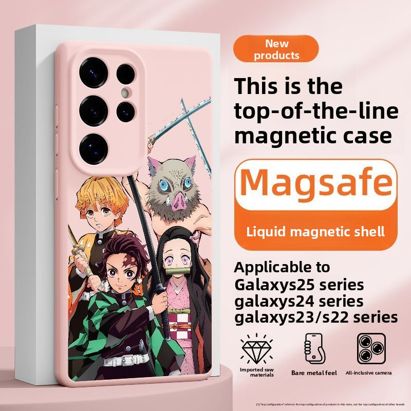Demon Slayer Liquid Silicone Phone Cover for Samsung