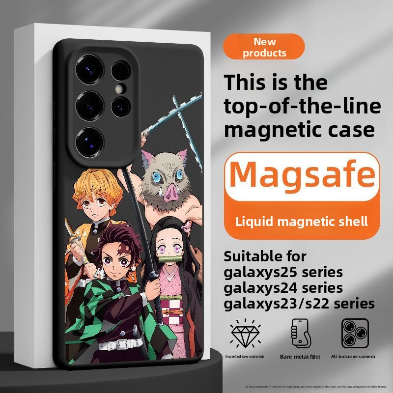 Demon Slayer Liquid Silicone Phone Cover for Samsung