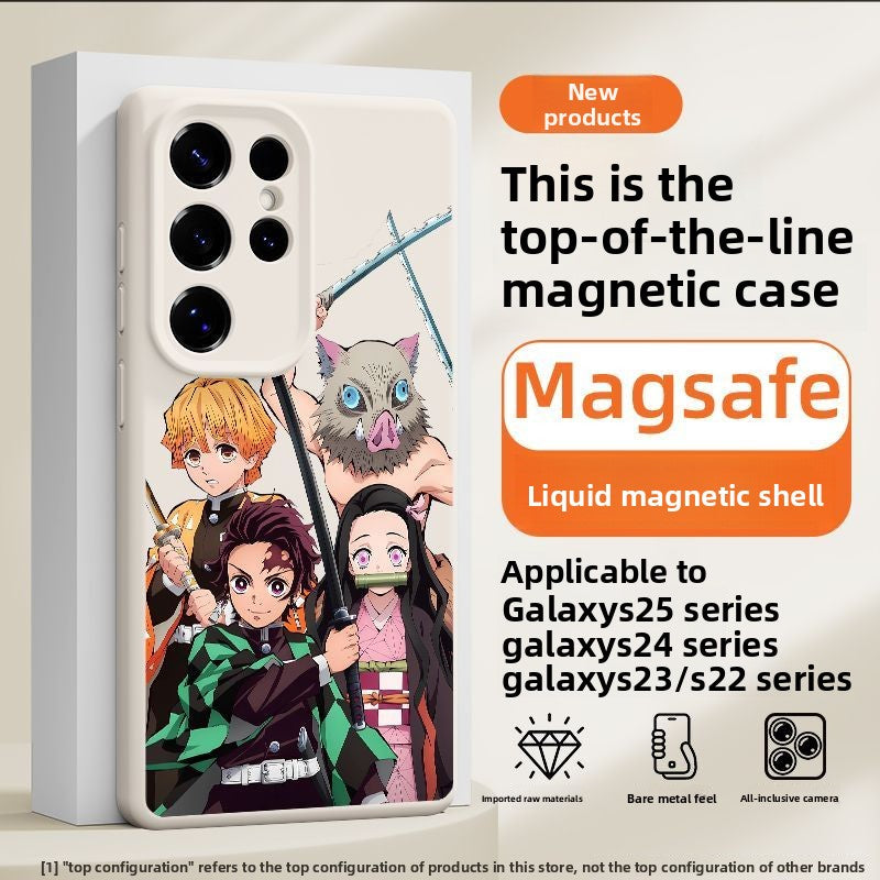 Demon Slayer Liquid Silicone Phone Cover for Samsung