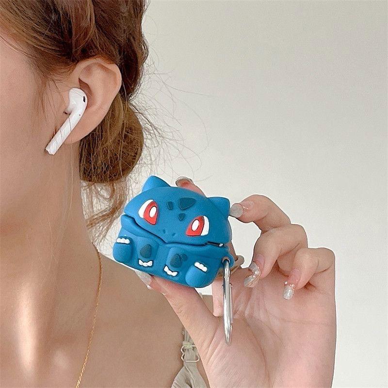 Samsung Galaxy Blue Bulbasaur Earbuds Case - HelloAnimeCases