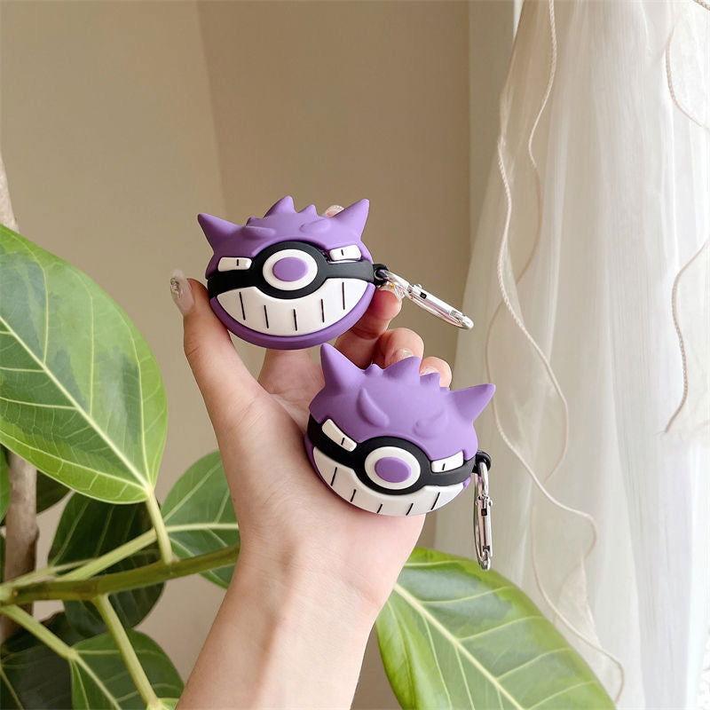 Samsung Gengar Earbuds Case with Keychain Loop - HelloAnimeCases