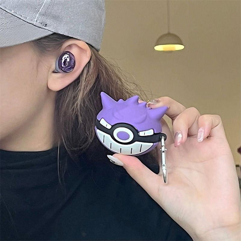 Samsung Gengar Earbuds Case with Keychain Loop - HelloAnimeCases