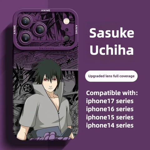 Funda protectora de silicona para teléfono Naruto Anime Serie 17 con diseño de pupila y ojos