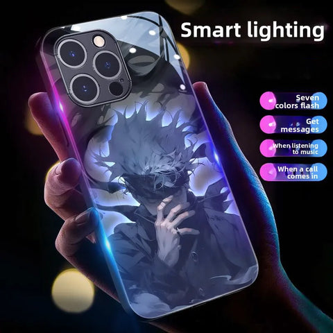 Jujutsu Kaisen Satoru Gojo LED Glowing Phone Case Cover