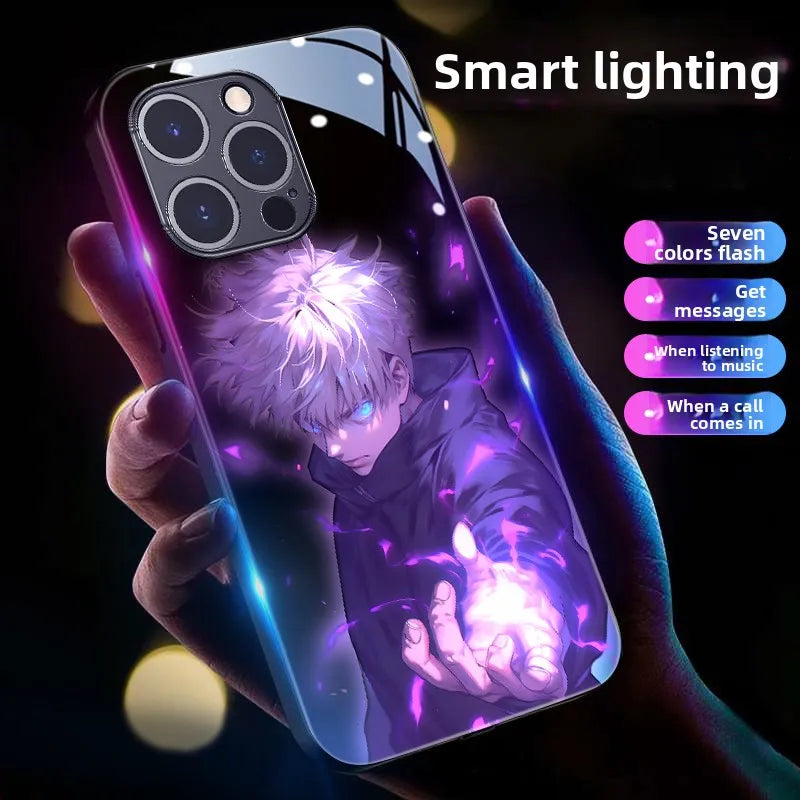 Jujutsu Kaisen Satoru Gojo LED Glowing Phone Case Cover