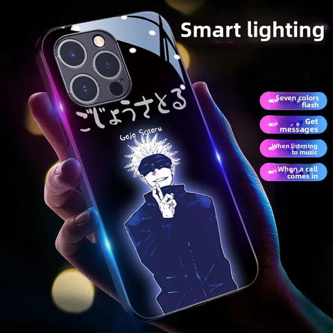 Jujutsu Kaisen Satoru Gojo LED Glowing Phone Case Cover