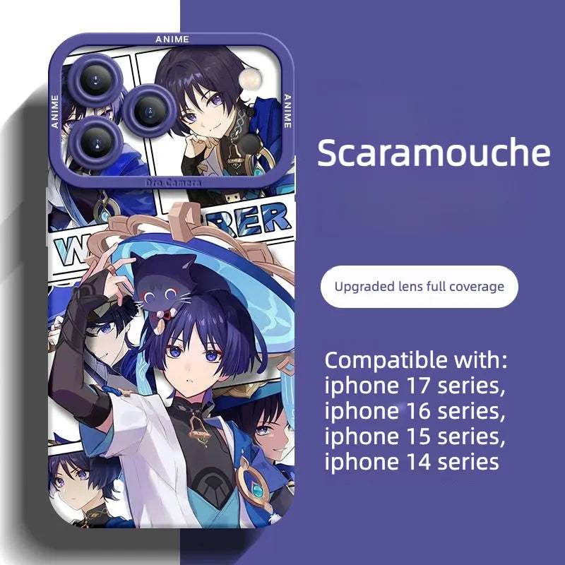 Genshin Impact Silicone Anime Phone Case Cover