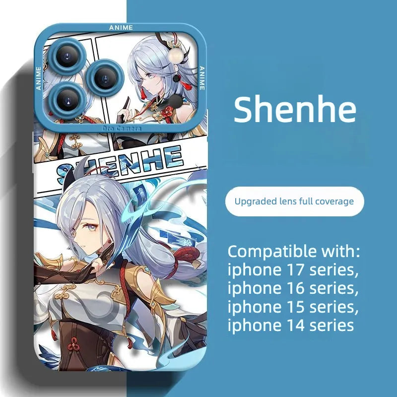Genshin Impact Silicone Anime Phone Case Cover