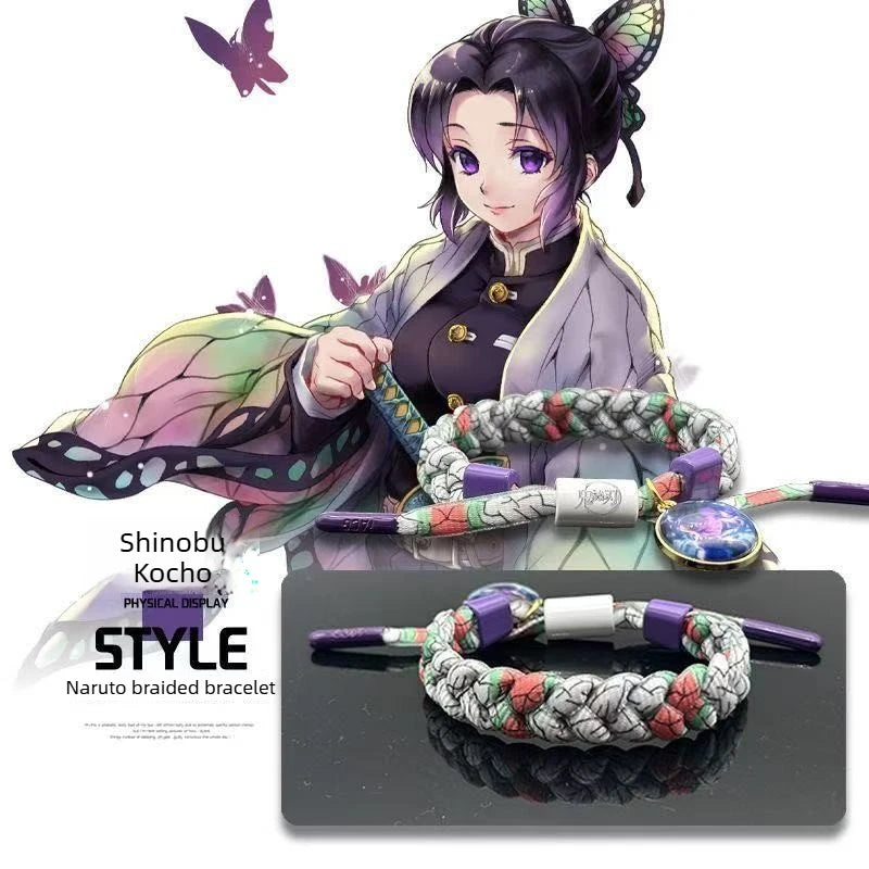 Demon Slayer Handmade Woven Bracelet