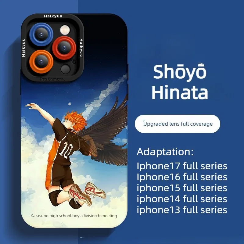 Haikyuu!! Shōyō Hinata Silicone Phone Case for iPhone