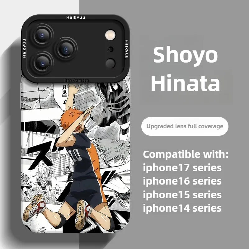 Haikyuu!! Shoyo Hinata Anime Phone Case Silicone Anime Cases