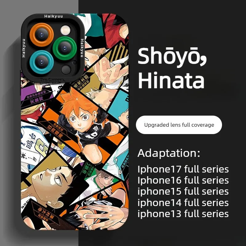 Haikyuu!! Shōyō Hinata Silicone Phone Case for iPhone