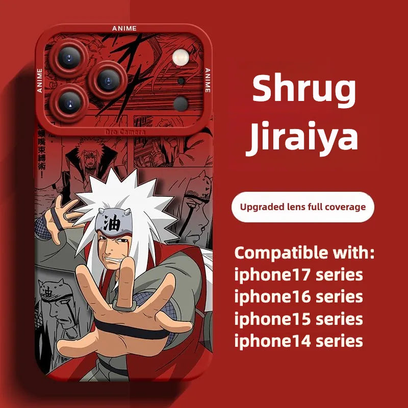 Funda protectora de silicona para teléfono Naruto Anime Serie 17 con diseño de pupila y ojos
