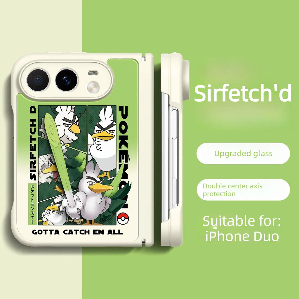 Pokemon Anime iPhone Duo Case Glass Magsafe Phone Case