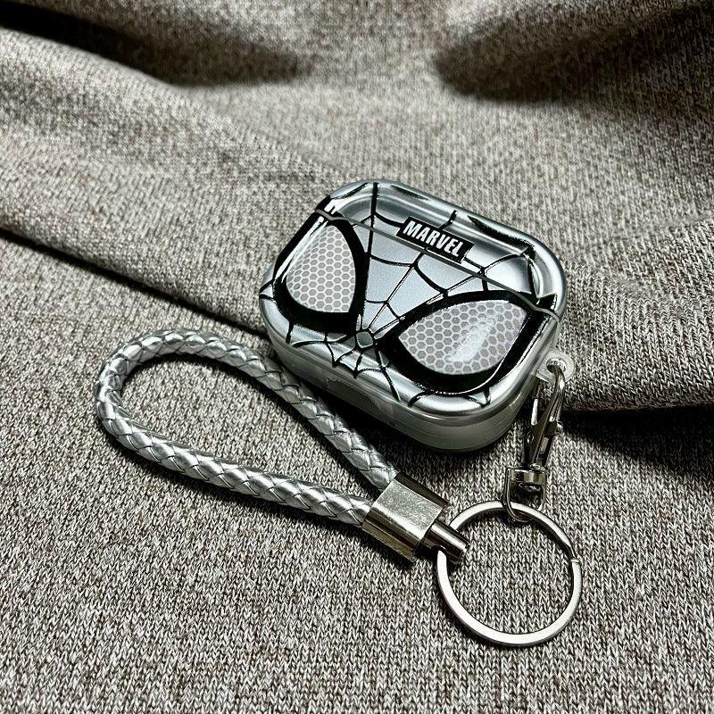 Spider Airpods Protective Case Earphone Protective Cover with Keychain Loop - HelloAnimeCases
