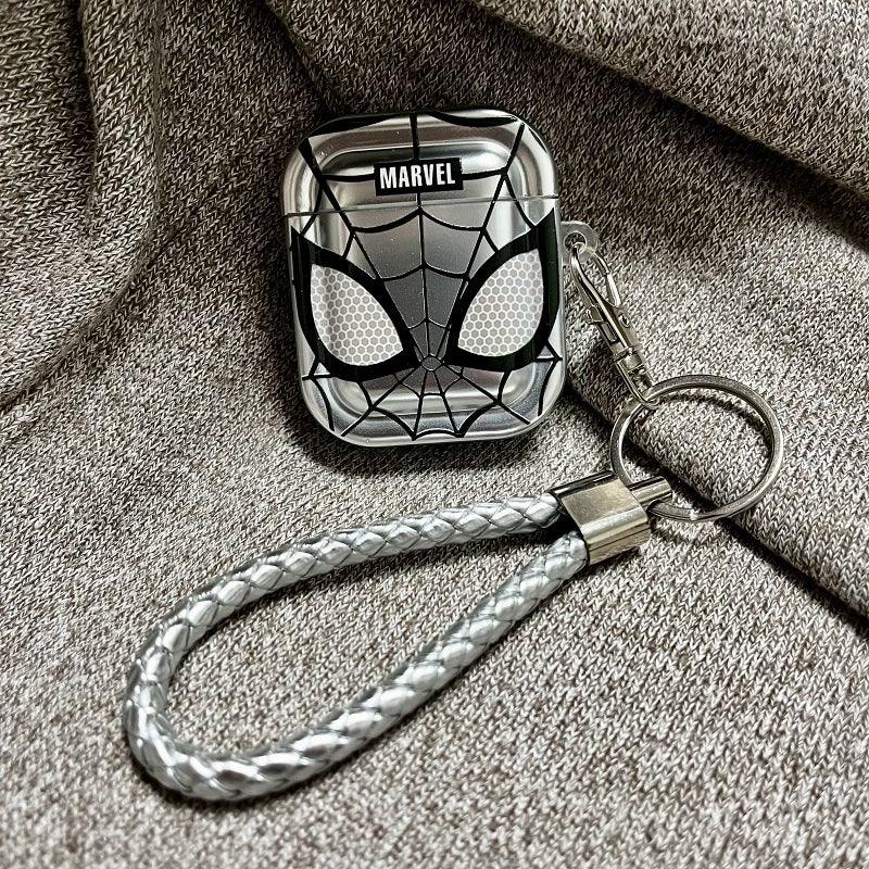 Spider Airpods Protective Case Earphone Protective Cover with Keychain Loop - HelloAnimeCases