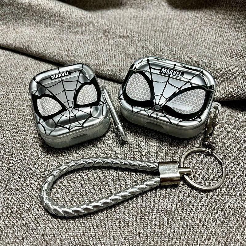 Spider Airpods Protective Case Earphone Protective Cover with Keychain Loop - HelloAnimeCases