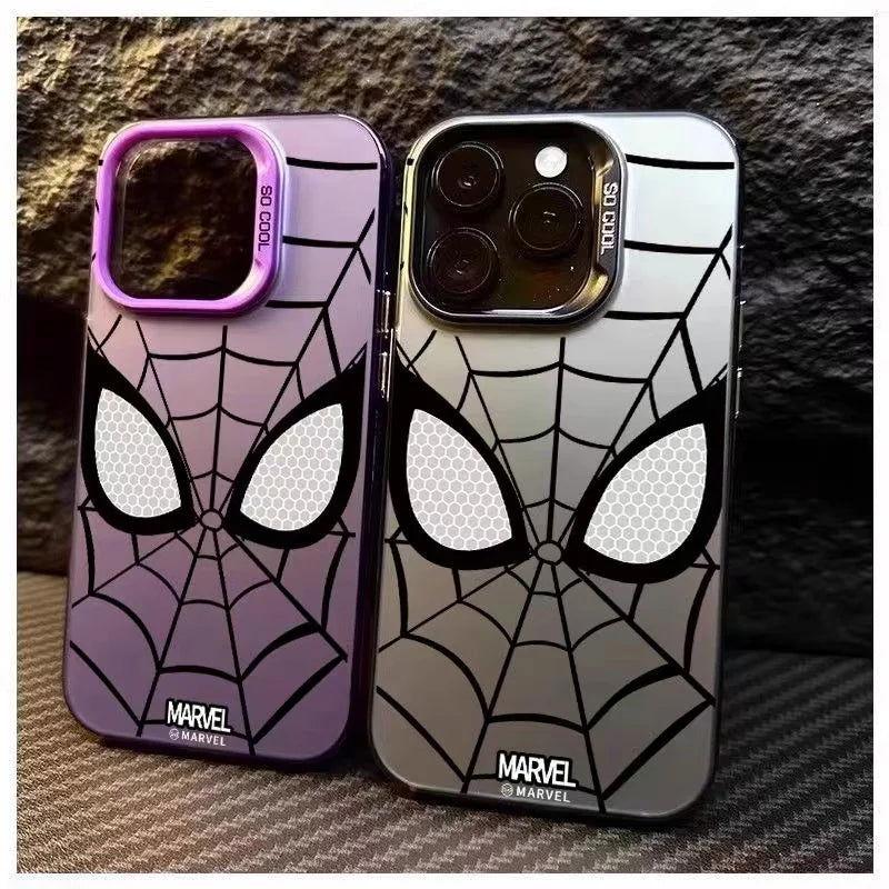 Spider Shockproof Laser Matte Anime Phone Case - HelloAnimeCases