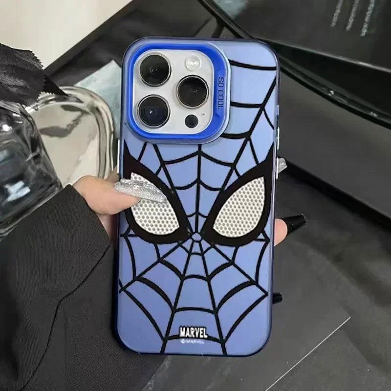 Spider Shockproof Laser Matte Anime Phone Case - HelloAnimeCases