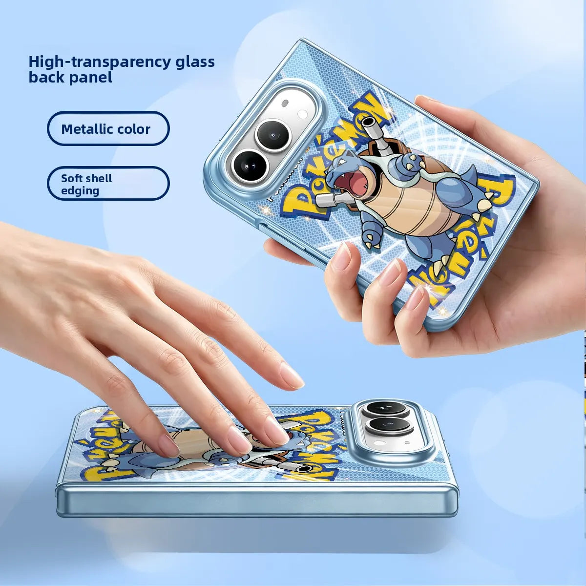 Pokemon Squirtle iPhone Duo Glass Phone Case