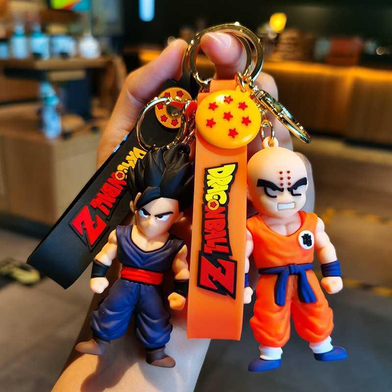Sun Goku Dragon Ball Keychain Three-dimensional Doll Pendant Pvc Epoxy Car Pendant Bag - HelloAnimeCases