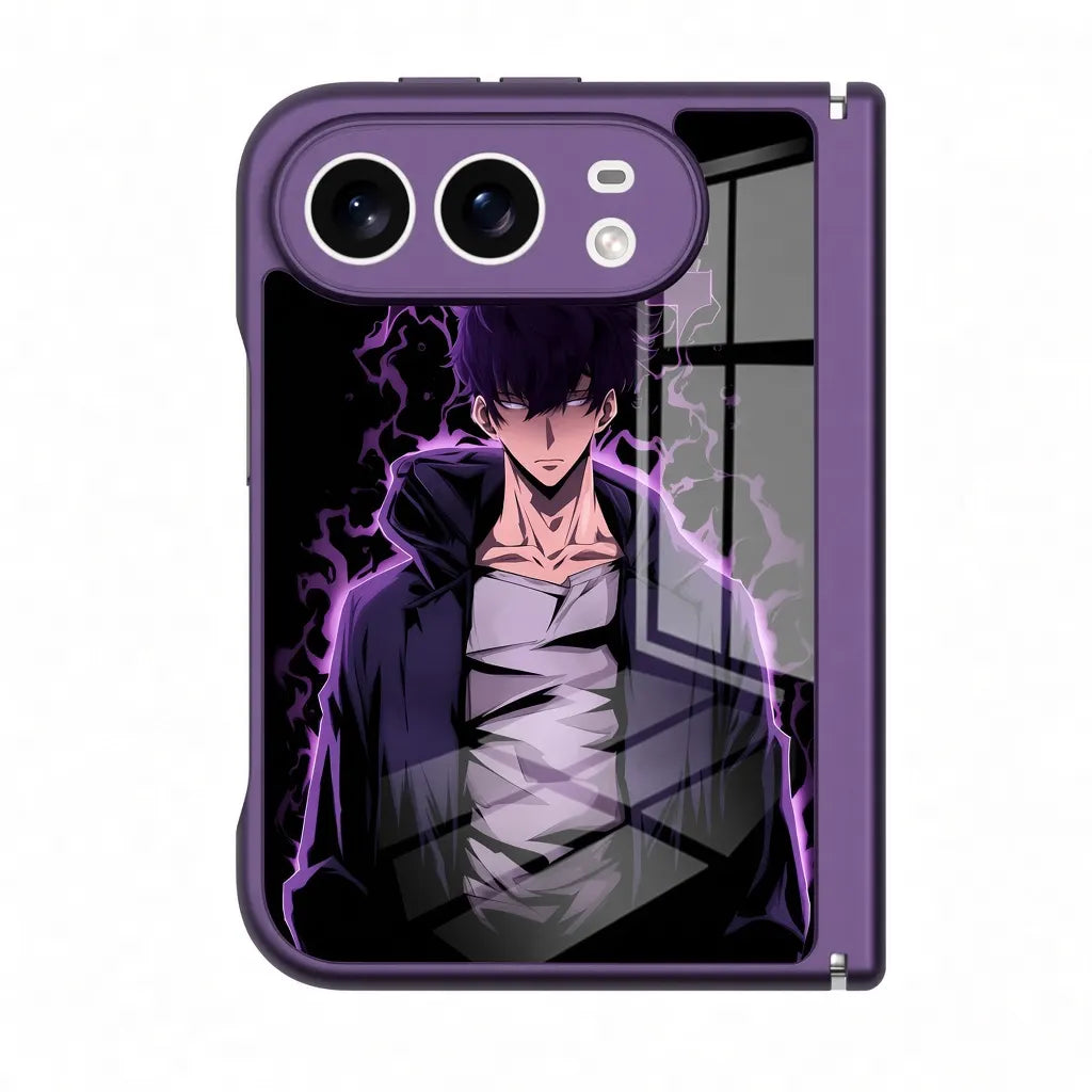 Solo Levelin Sung Jinwoo Purple Aura Apple iPhone Duo Case Magsafe Phone Case