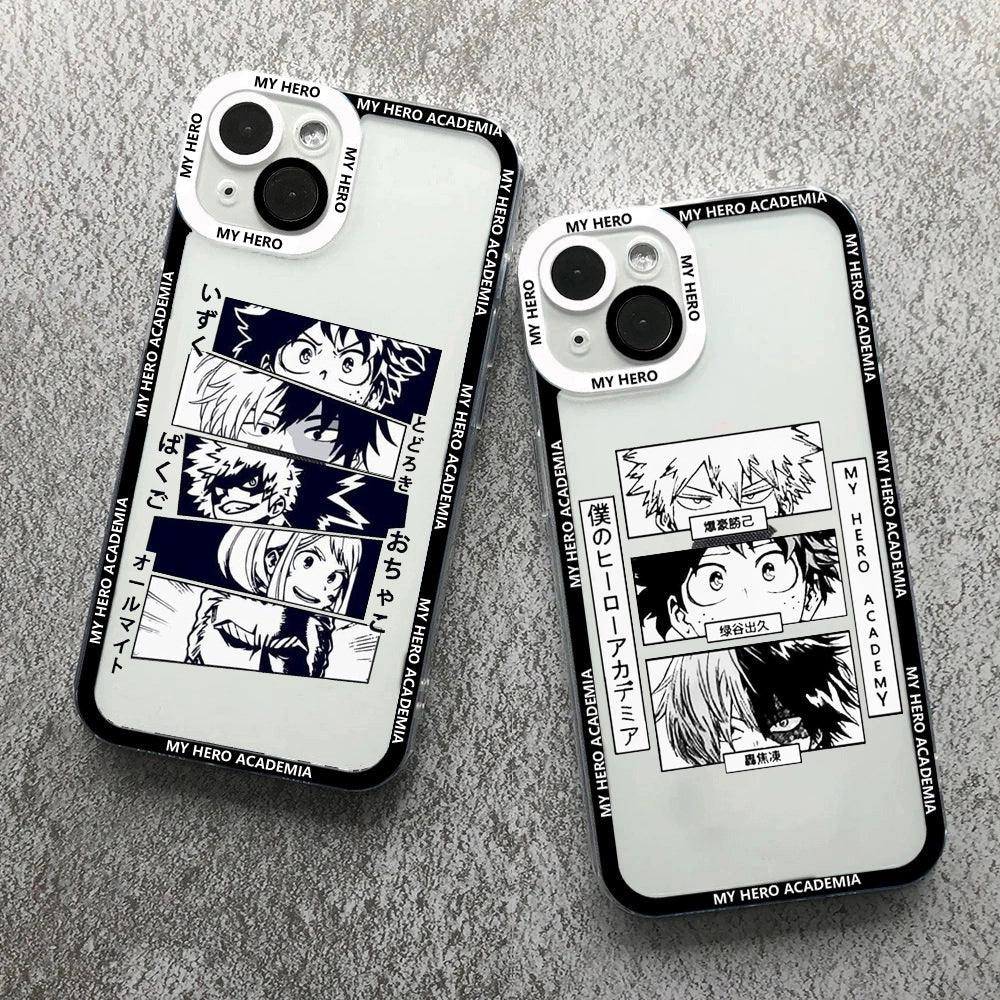 Super Burning My Hero Academy Apple Soft Clear Anime Phone Case - HelloAnimeCases