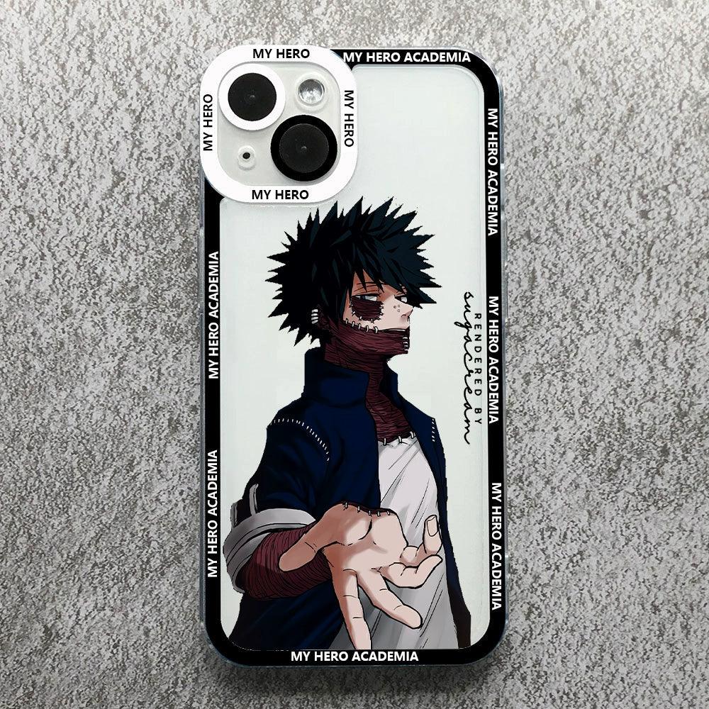 Super Burning My Hero Academy Soft Clear Anime iPhone16 Series Case - HelloAnimeCases